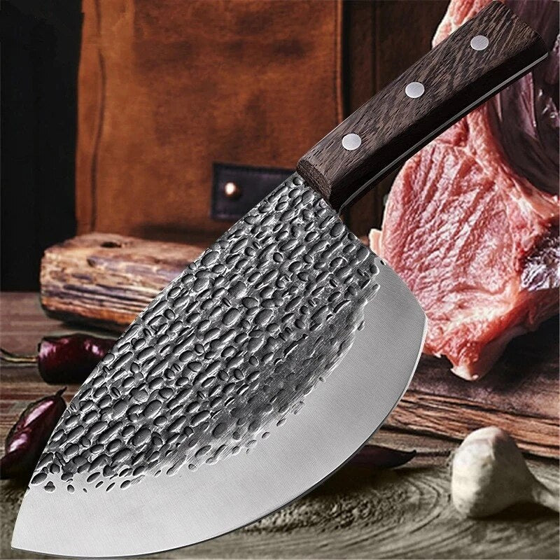 Dao Bầu - Fishing Butcher Knife Meat Cleaver, Professional Tool Cookin