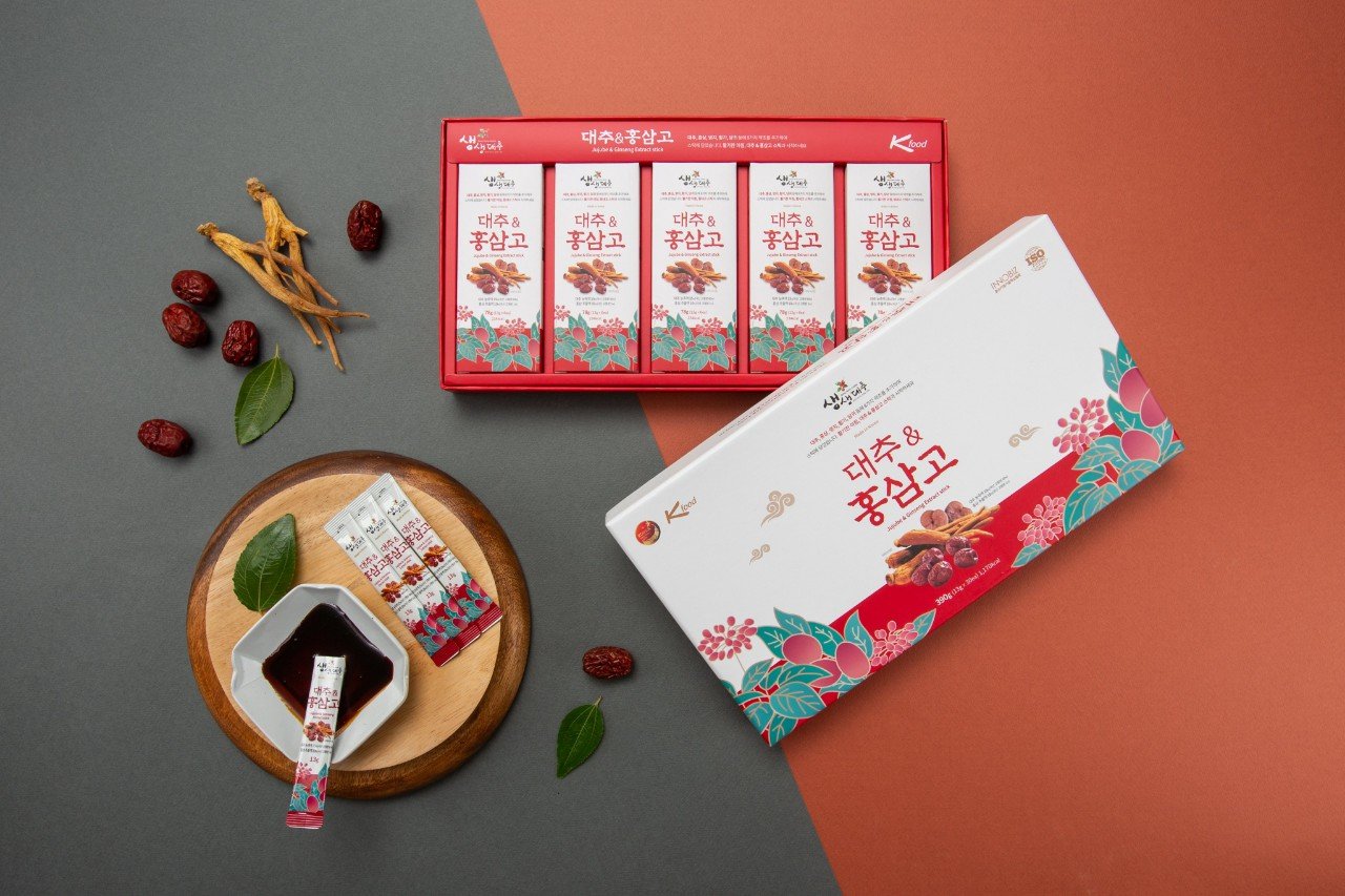 Hồng Sâm Linh Chi Táo Đỏ Hàn Quốc