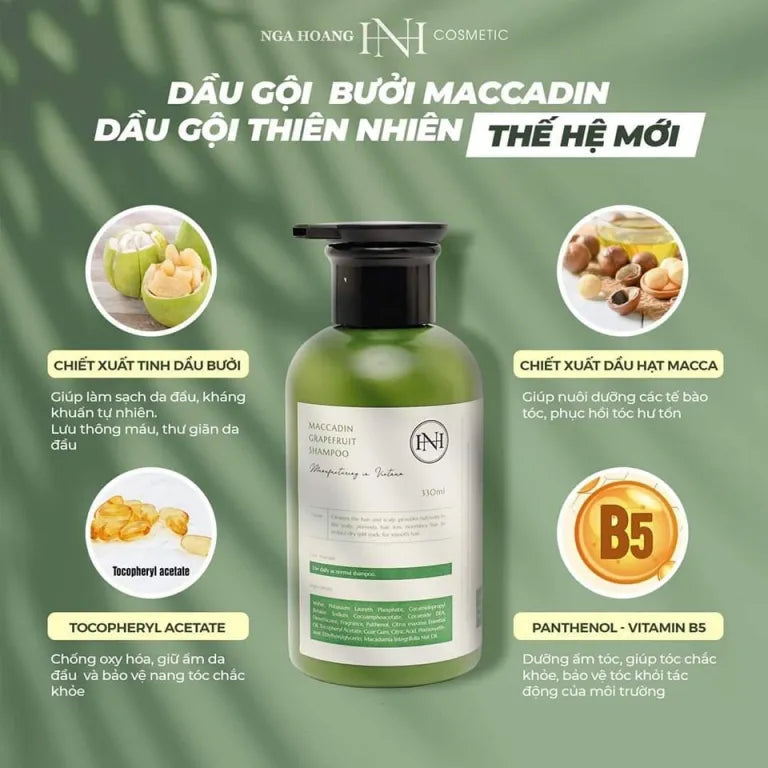Dầu Gội Bưởi Maccadin