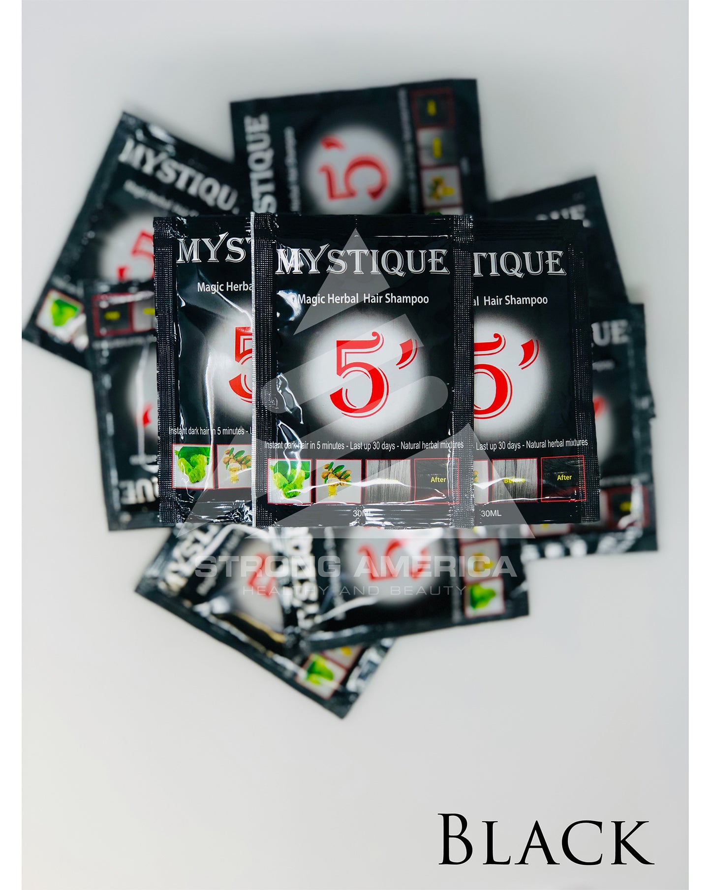 Dầu gội NHUỘM TÓC BẠC - Mystique 5