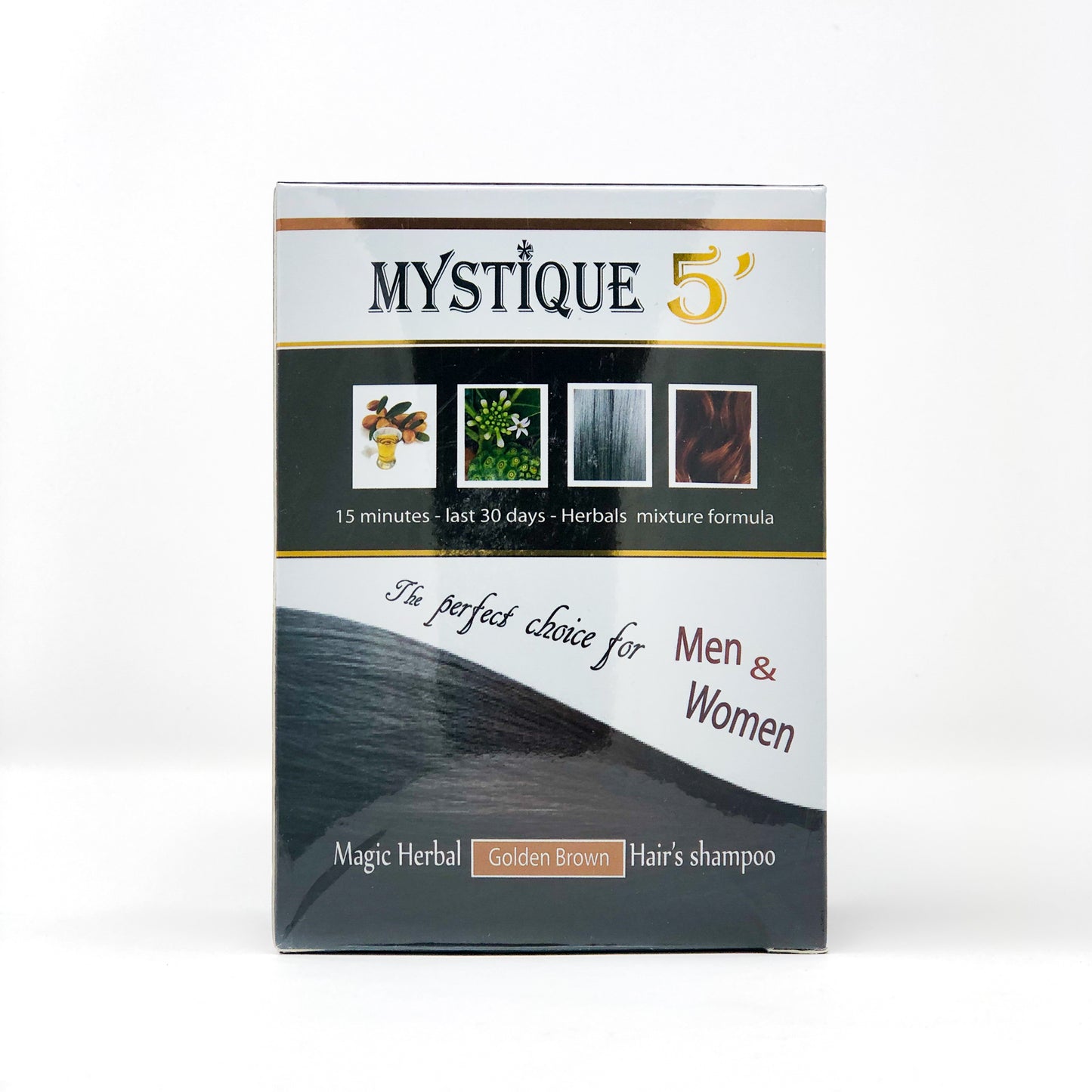 Dầu gội NHUỘM TÓC BẠC - Mystique 5