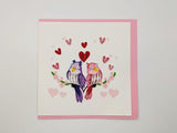 Thiệp giấy xếp 3D - QUILTED LOVE CARDS